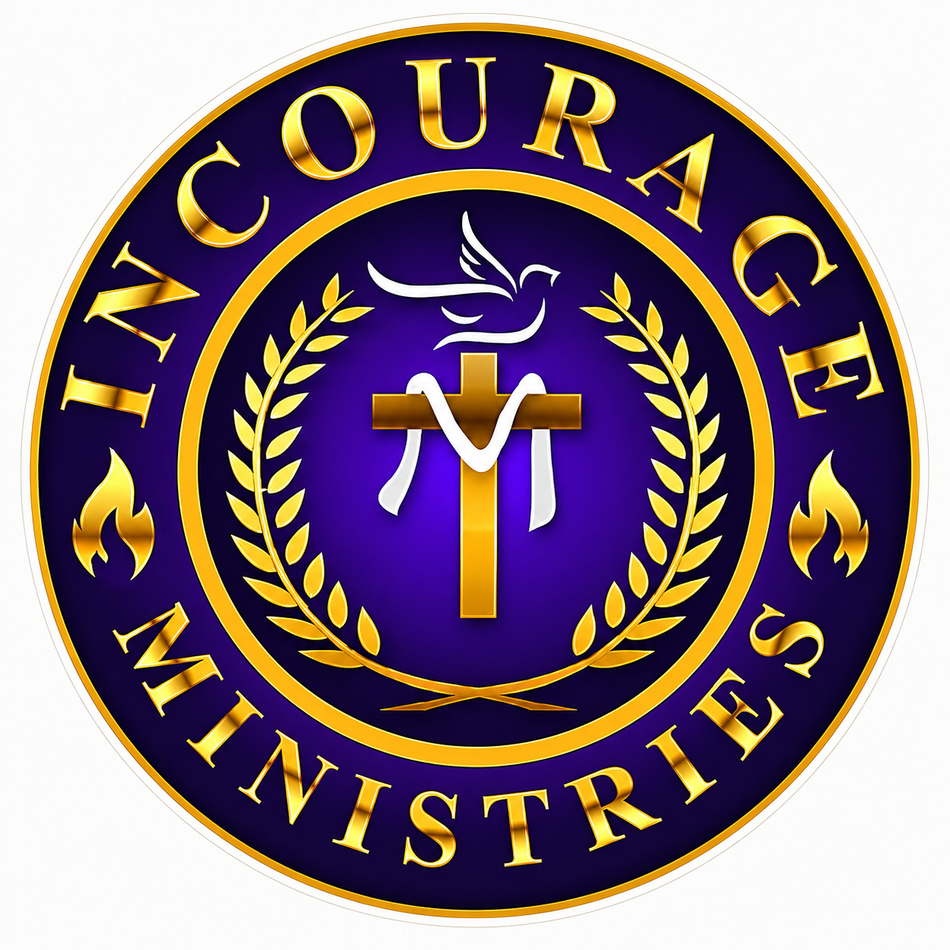Incourage Ministries Customer Window or Helmet Decal (sqd.1)