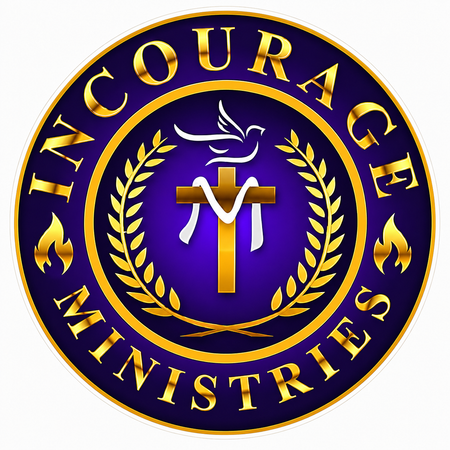 Incourage Ministries Customer Window or Helmet Decal economy non-reflective decal
