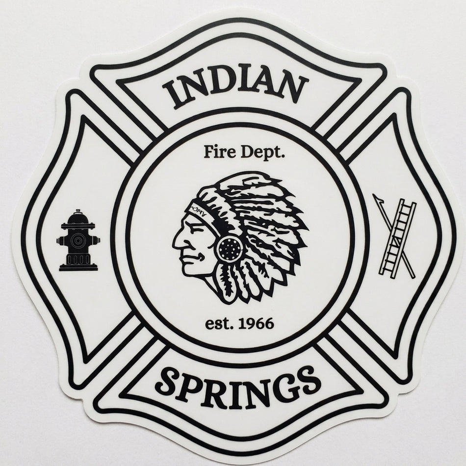 Indian Springs Maltese Window/Helmet Decal or MAGNET (sqd.1)