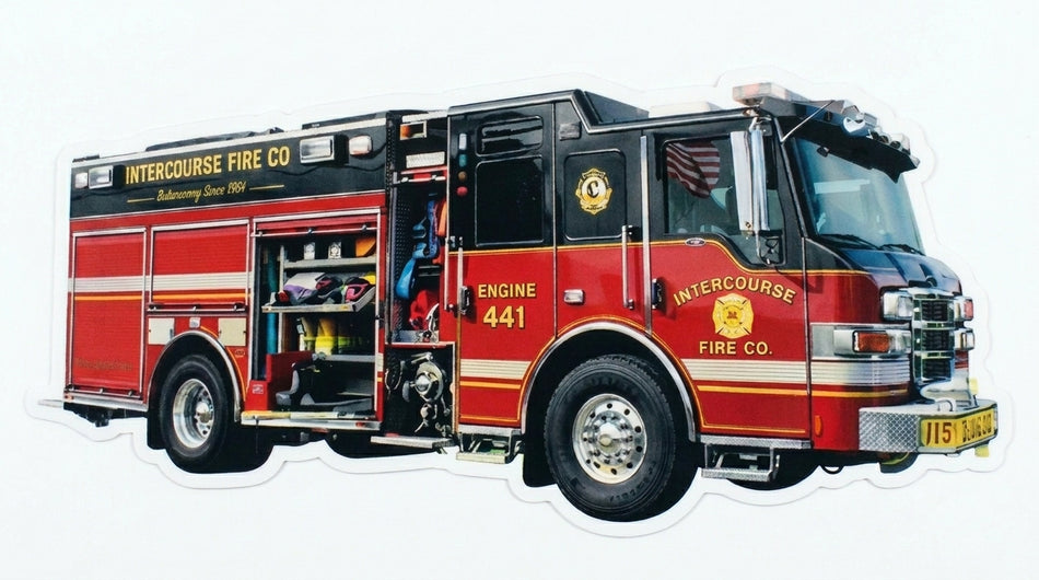 Intercourse Fire Company Window or Helmet Decal