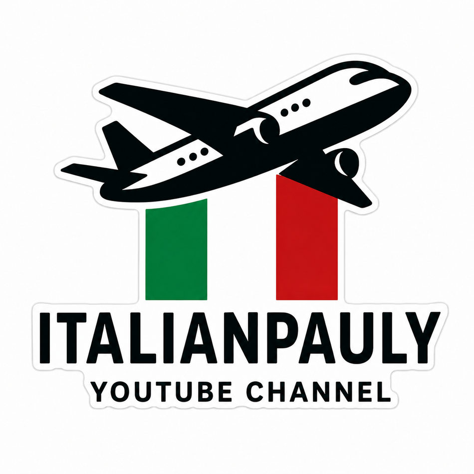 Italian Pauly Airplane Customer Decal – Economy Bulk Decals sqd.1