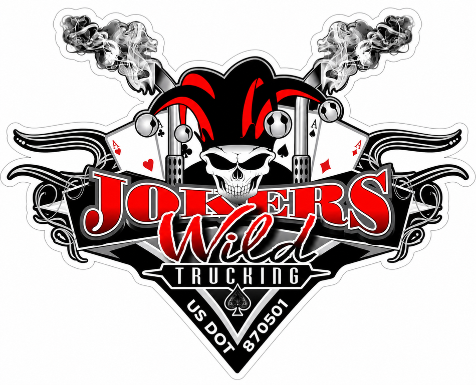 Jokers Wild Trucking Bulk Customer Decal Packs rct.1