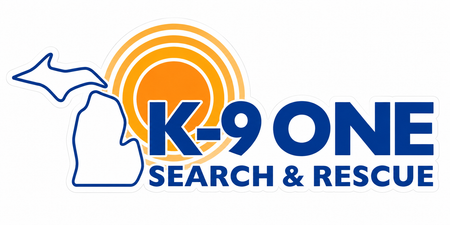 K9 One Search and Rescue Custom Window or Helmet Decal economy bulk decal