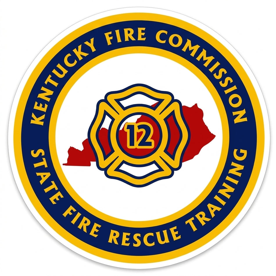 Kentucky Fire Commission Window/Helmet Decal or MAGNET (sqd.1)