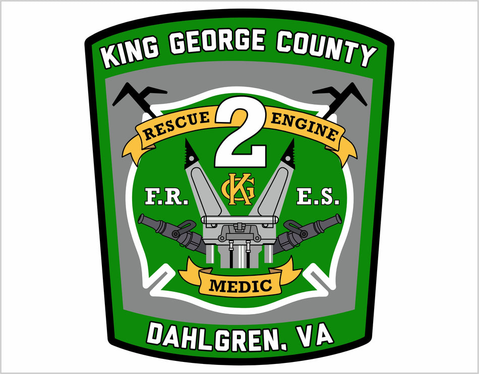 King George County 2 Customer Decal