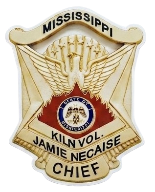 Mississippi Chief Necaise Badge Window/Helmet Decal or MAGNET (sqd.1)