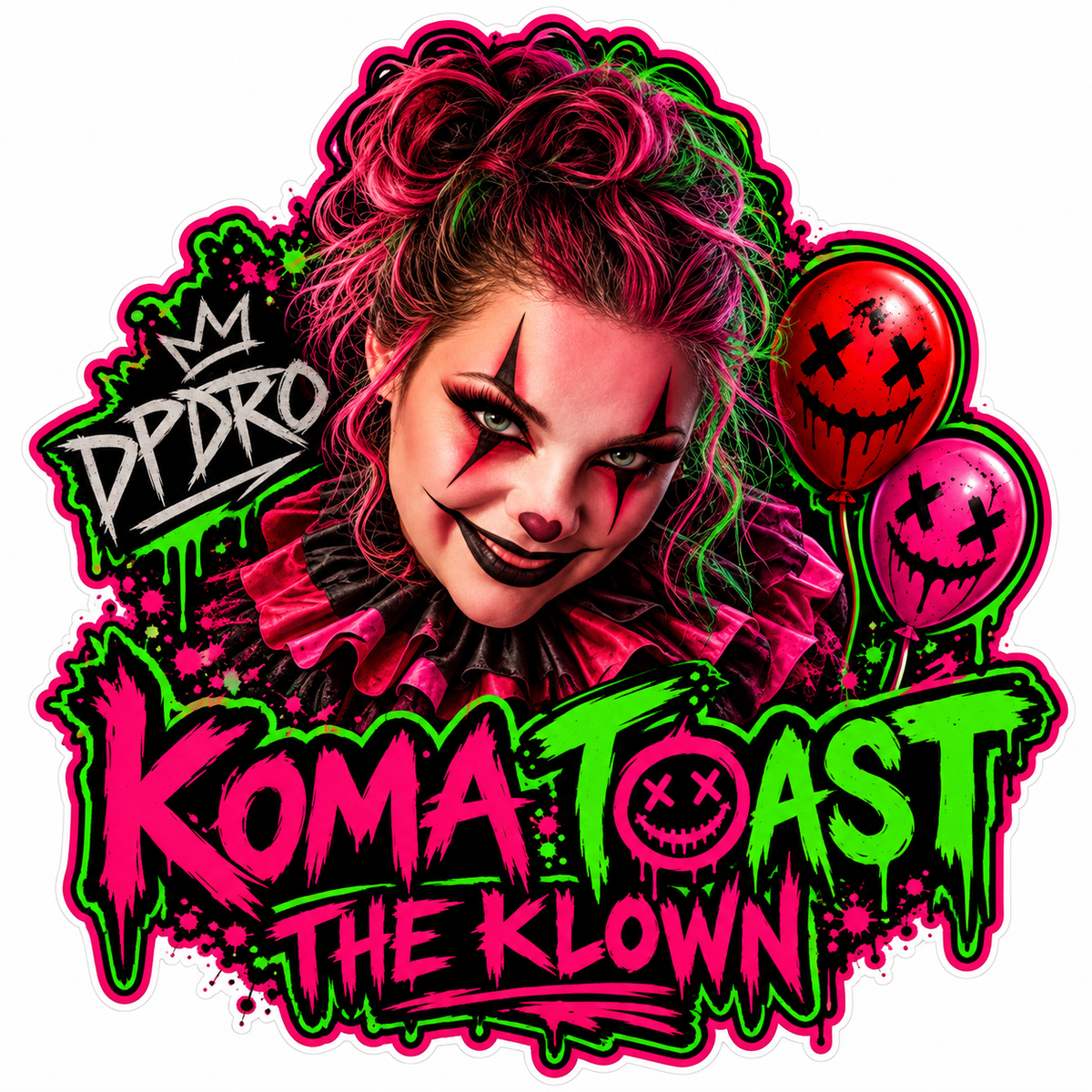 komatoast PREMIUM Customer Window or Helmet Decal (sqd.1)