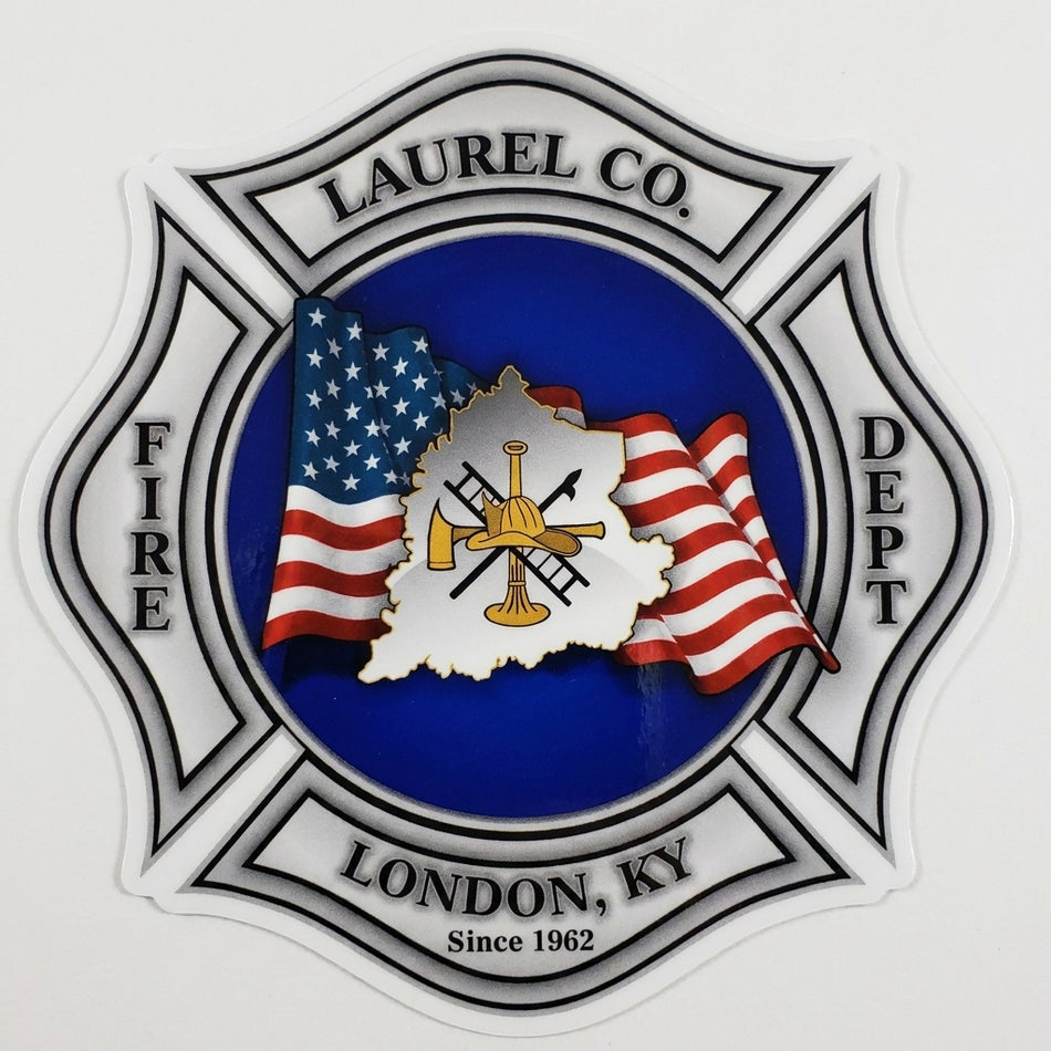 Laurel Company London KY Window/Helmet Decal or MAGNET (sqd.1)