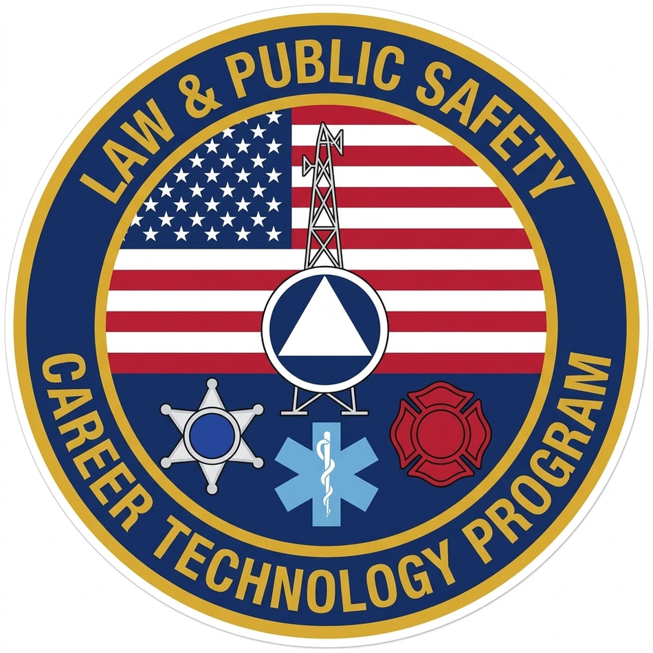 Law and Public Safety Window/Helmet Decal or MAGNET (sqd.1)