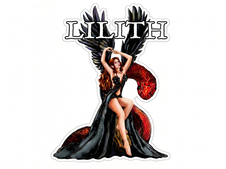 Lilith Customer Girl design Window/Helmet Decal or MAGNET (sqd.1)