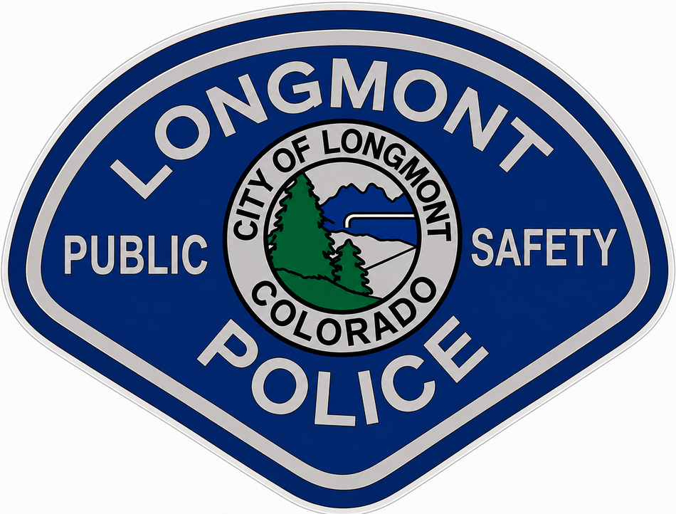 Longmont Police Customer Window or Helmet Decal (rct.1)