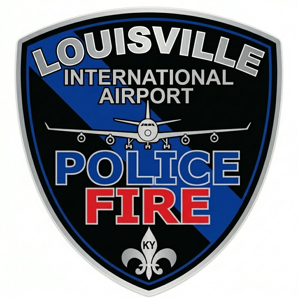 Louisville Police Fire Window/Helmet Decal or MAGNET (sqd.1)