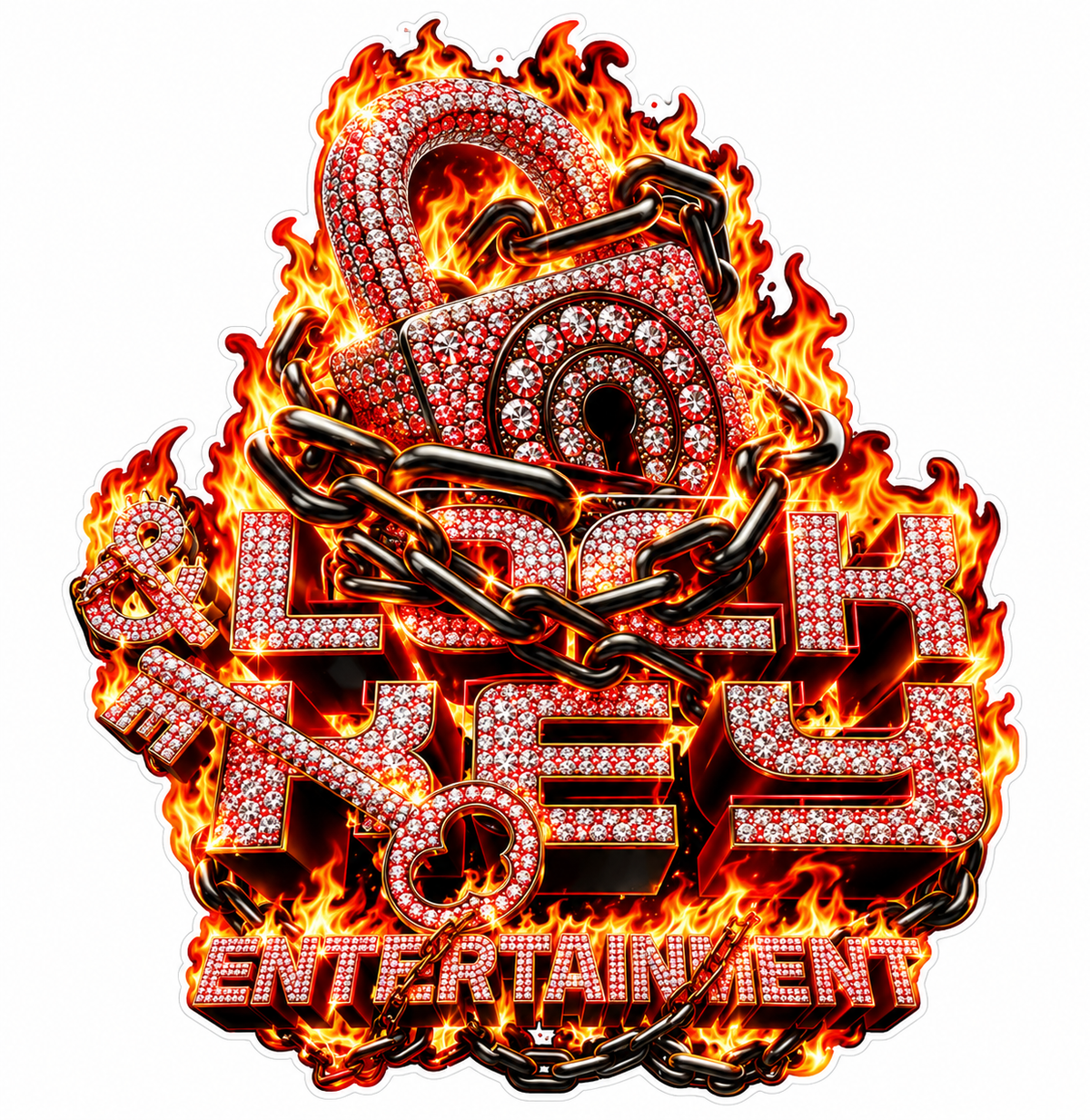 Lock Key Entertainment ECONOMY Customer Decal Economy Bulk Decals (sqd.1)