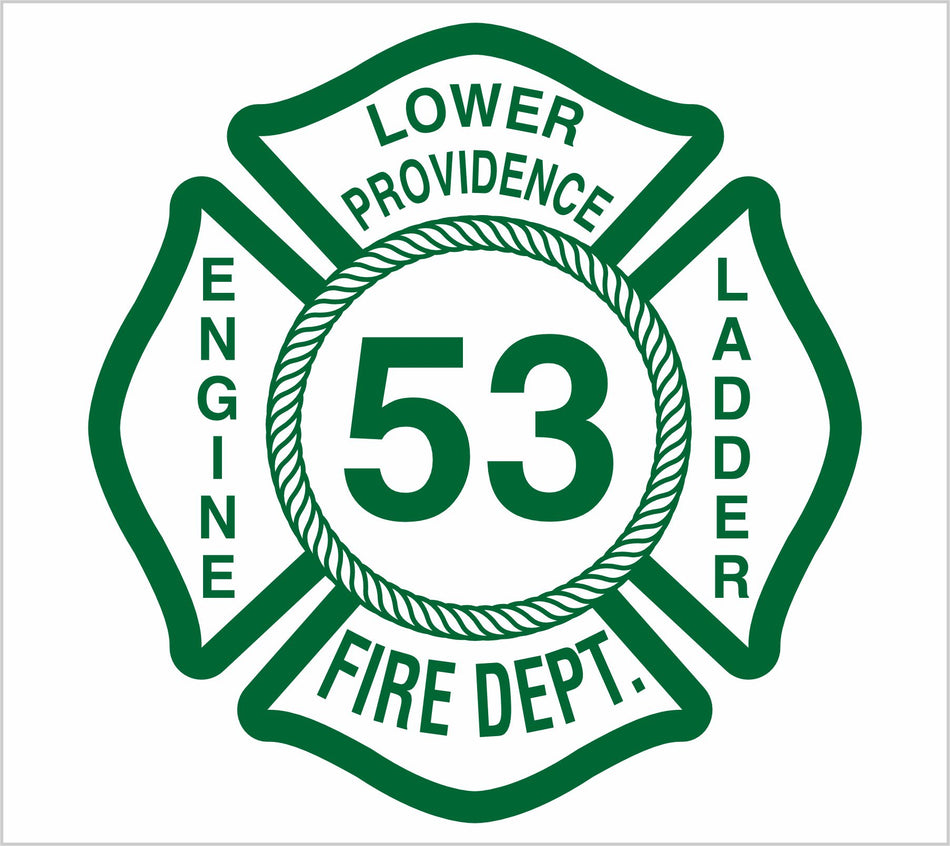 Lower Providence Fire Department Maltese Customer Decal