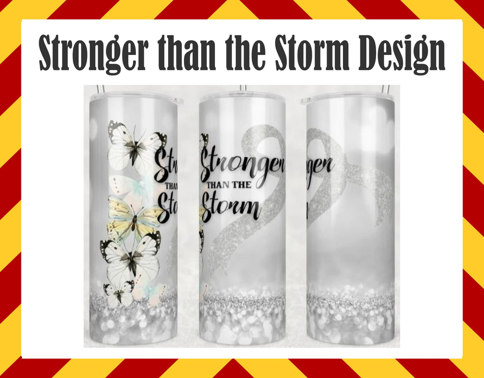 Drink Water Cup - Stronger Storm Brain Cancer Cup