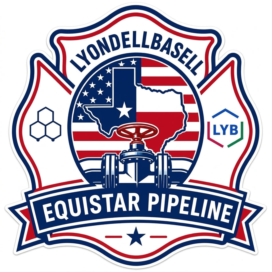 LyondellBasell Malese Cross Customer Decal or Magnet (sqd.1)