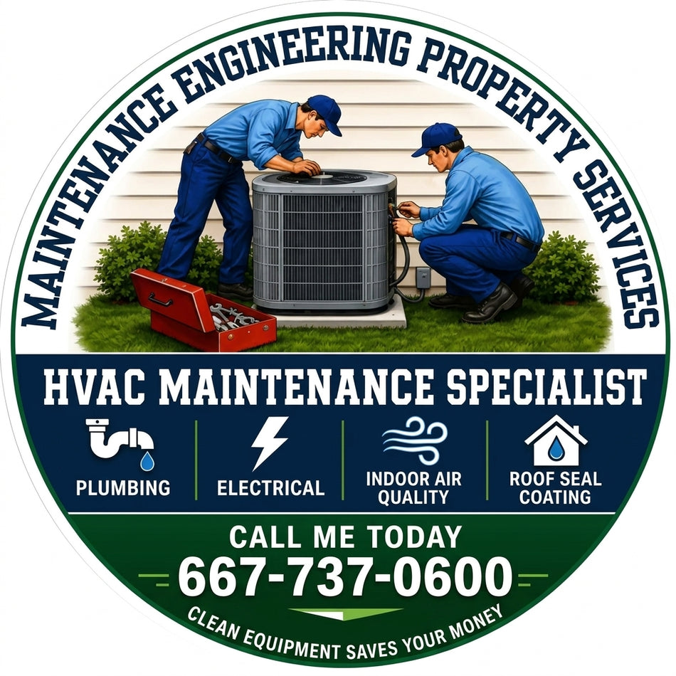 Maintenence Engineering Window/Helmet Decal or MAGNET (sqd.1)