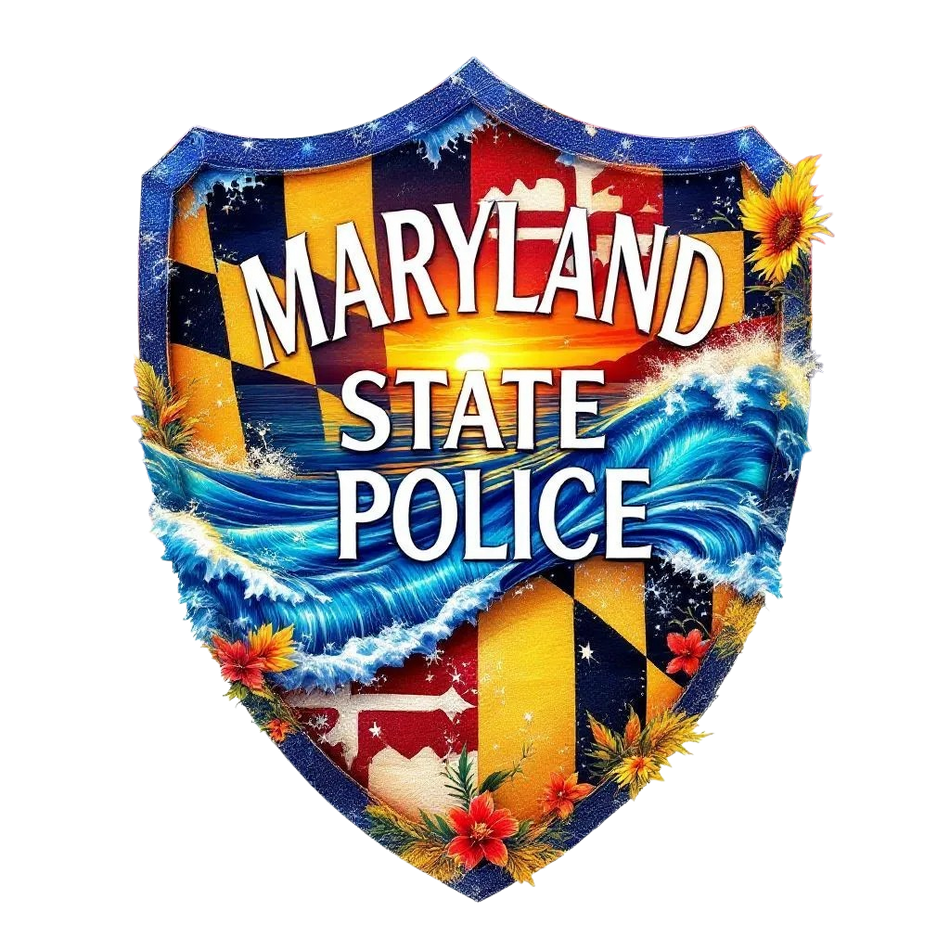 Maryland State Police Design AI Generated Decal