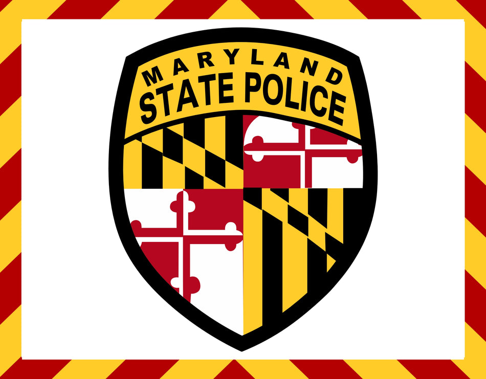 Window Decal - Maryland State Police Window Decal