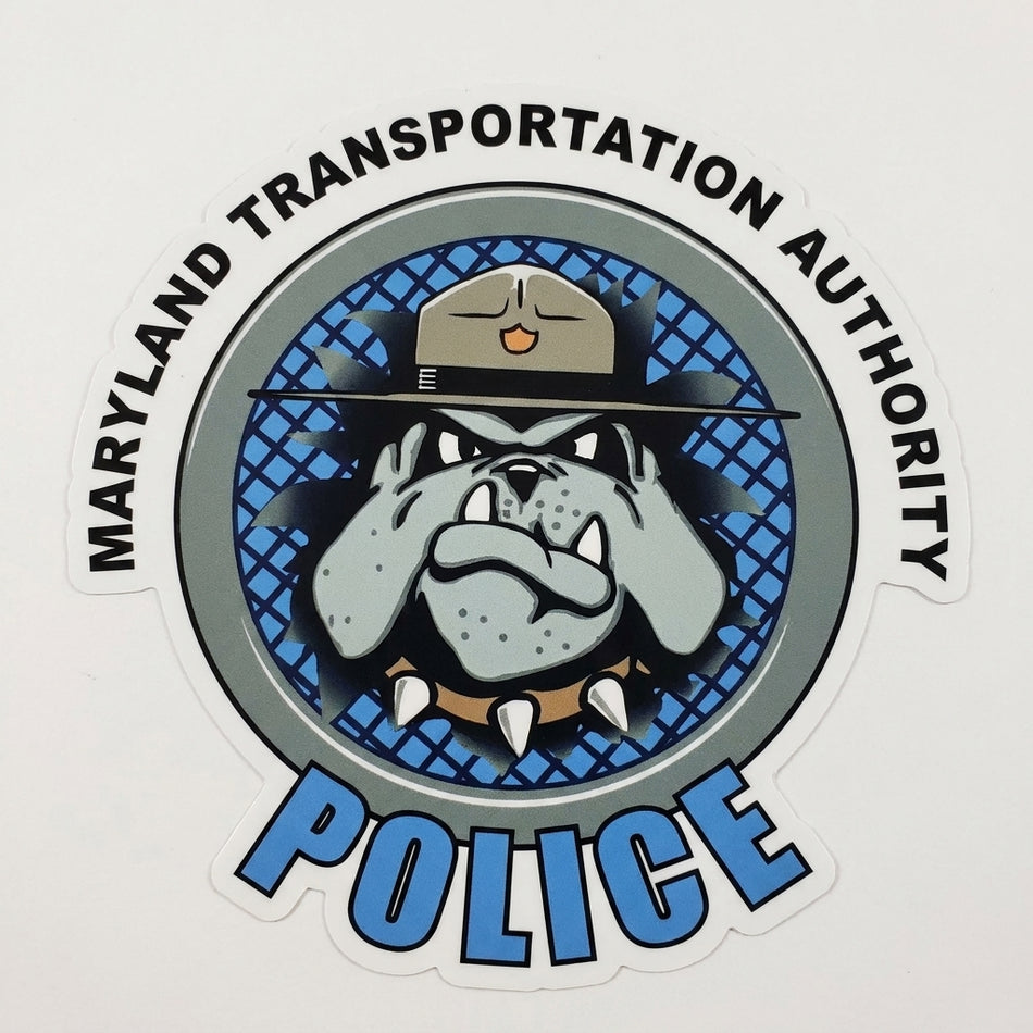 Maryland Transportation Authority Window/Helmet Decal or MAGNET (sqd.1)
