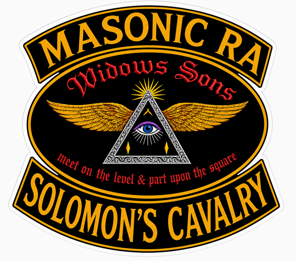 Masonic RA Solomons Cavalry Window or Helmet Decal (rct.1)