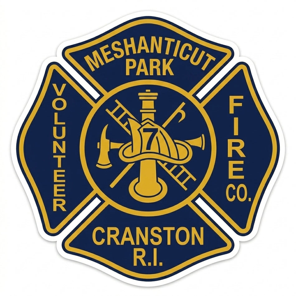 Meshanticut Fire Dept. Window/Helmet Decal or MAGNET (sqd.1)