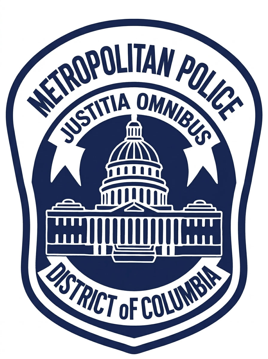 Metropolitan Police DC Window/Helmet Decal or MAGNET (sqd.1)