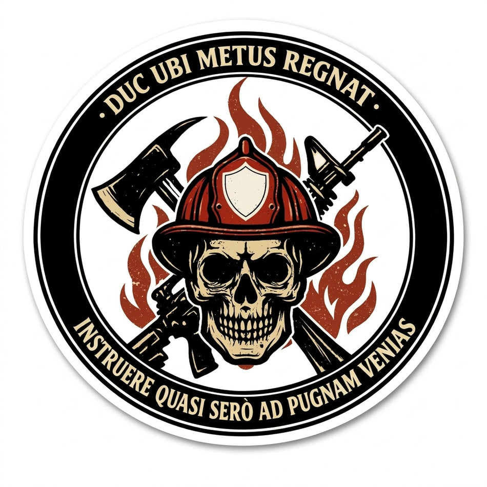 Metus Regnat Window/Helmet Decal or MAGNET (sqd.1)