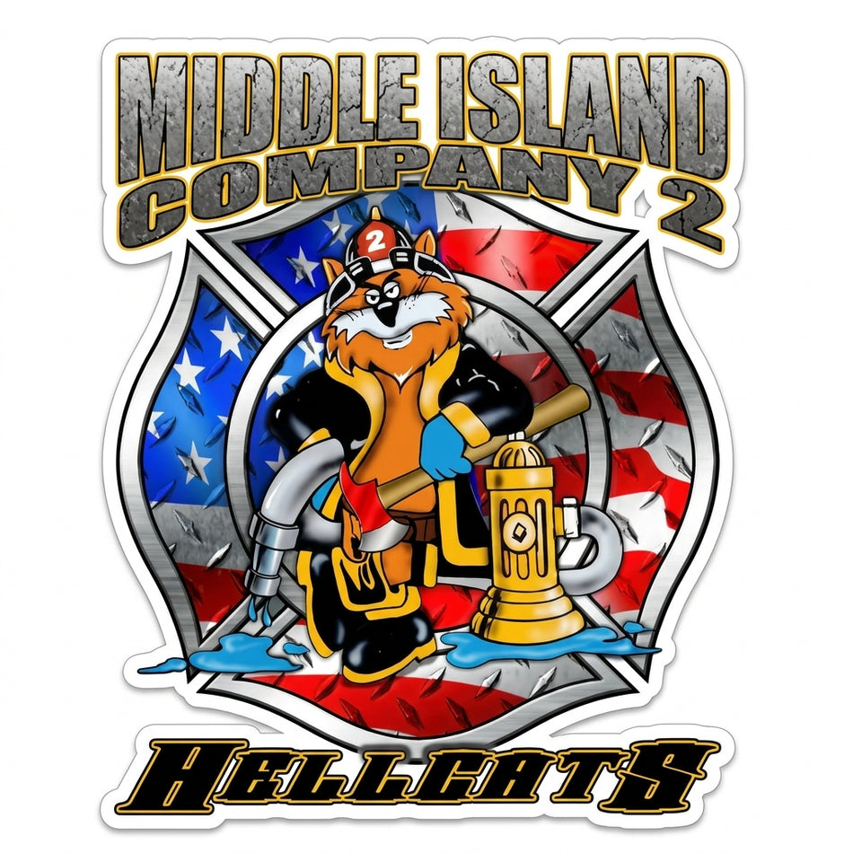 Middle Island Hellcats Customer Decal or Magnet (sqd.1)