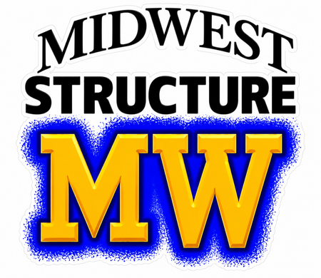 Midwest Structure PREMIUM Customer Window or Helmet Decal (sqd.1)