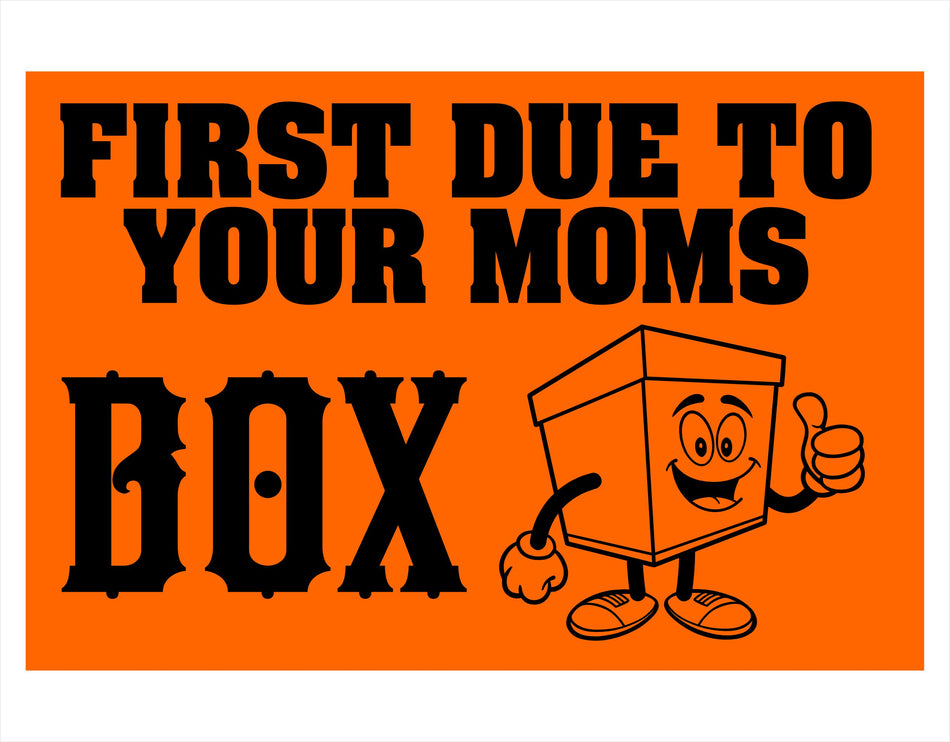 Window Decal - First Due Moms Box Decal