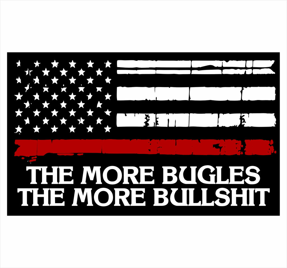 Window Decal - More bugles More Bull Design