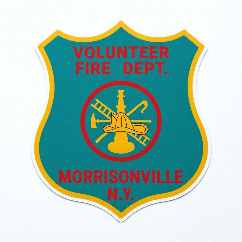 Morrisonville Vol. Fire Dept Window/Hardhat Decal