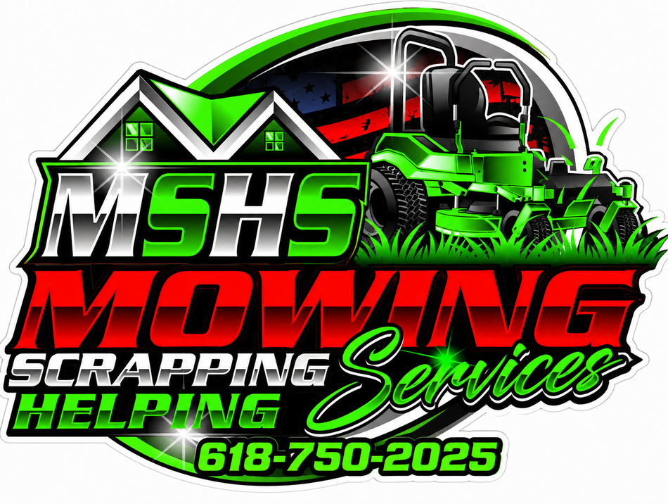 MSHS Mowing Customer Window or Helmet Decal Economy Bulk Decal Packs (sqd.1-ECO)