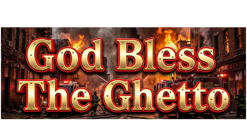 God Bless The Ghetto Fierstien Brand Expression Decal