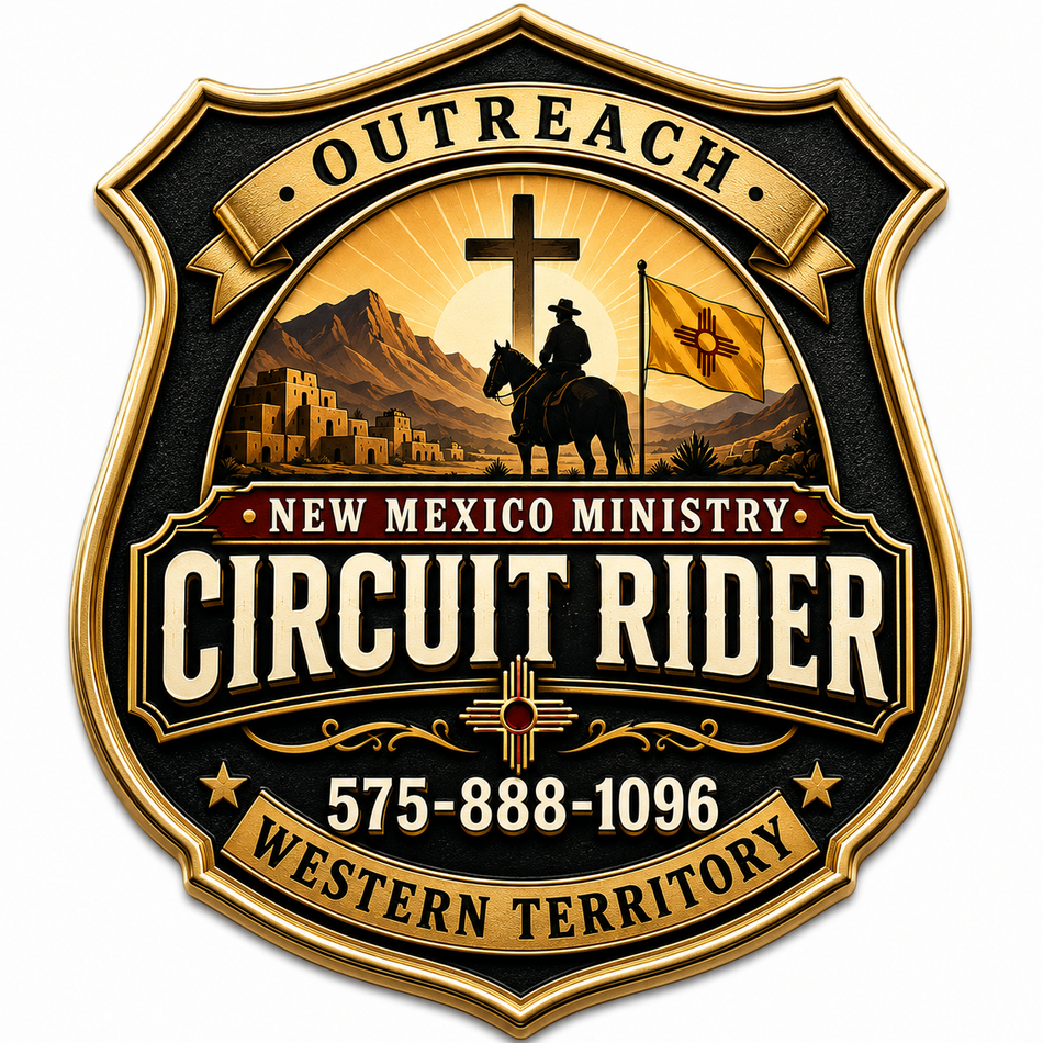 New Mexico Ministry Circuit Rider Customer Decal – Economy Bulk Decals sqd.1