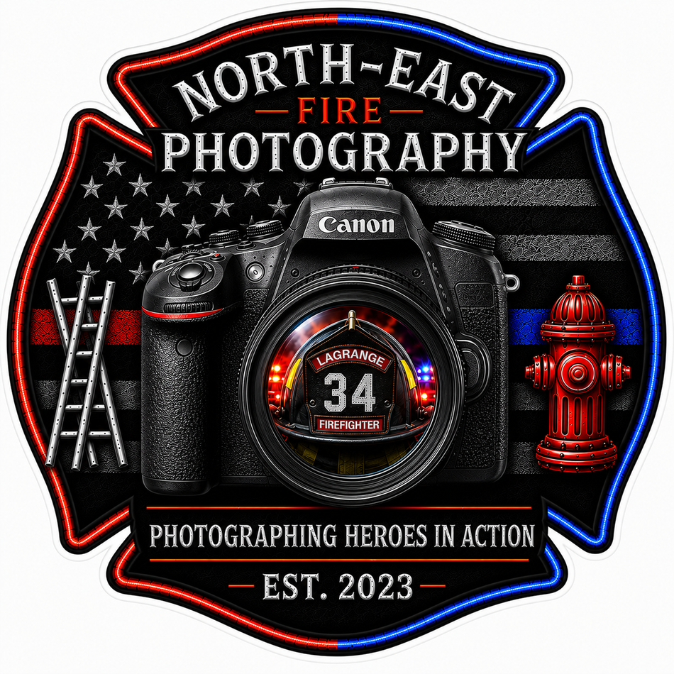 North East Fire Photography Customer Decal or Magnet (sqd.1)