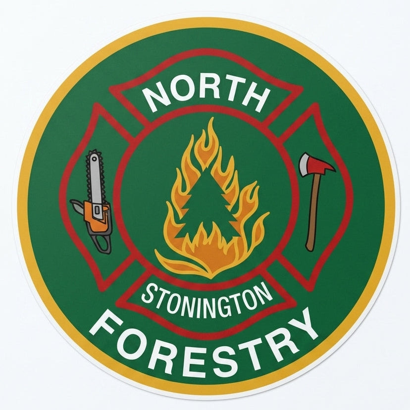 North Stonington Fire Dept. Window/Helmet Decal or MAGNET (sqd.1)