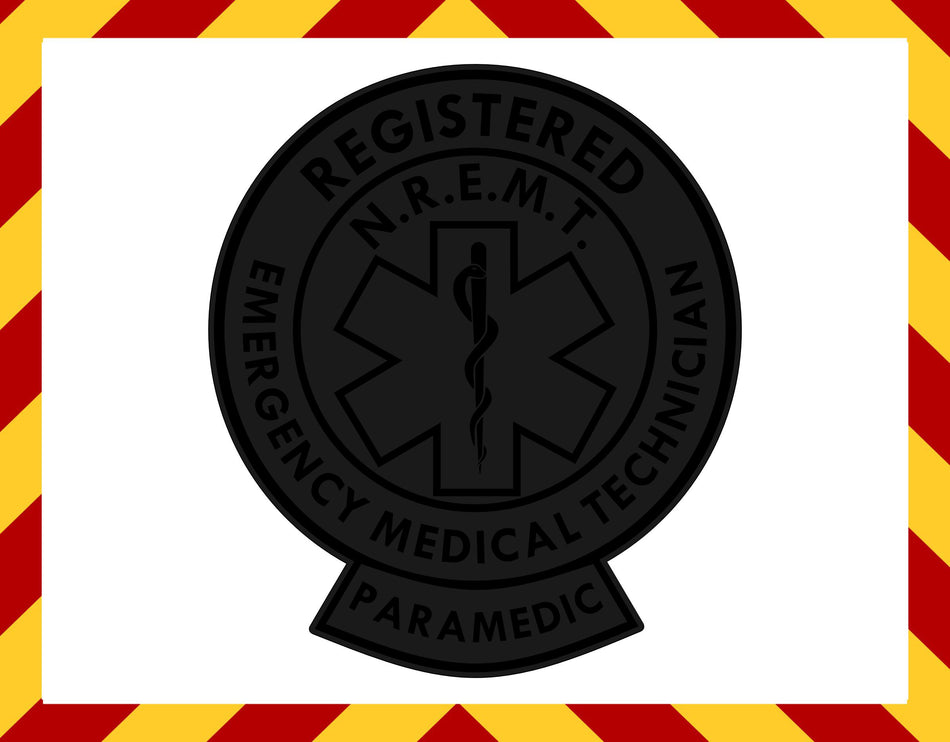 Window Decal - NREMT Blacklite Reflective Decal