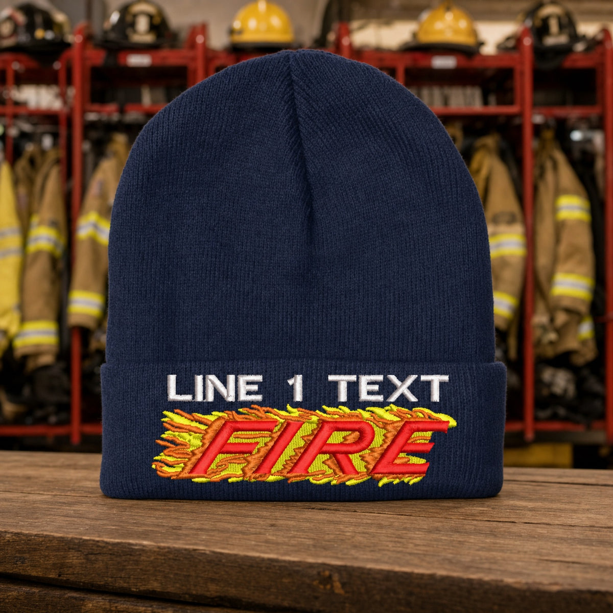 Winter Hat - NY FIRE Style Embroidered Winter Hat main fire department product image