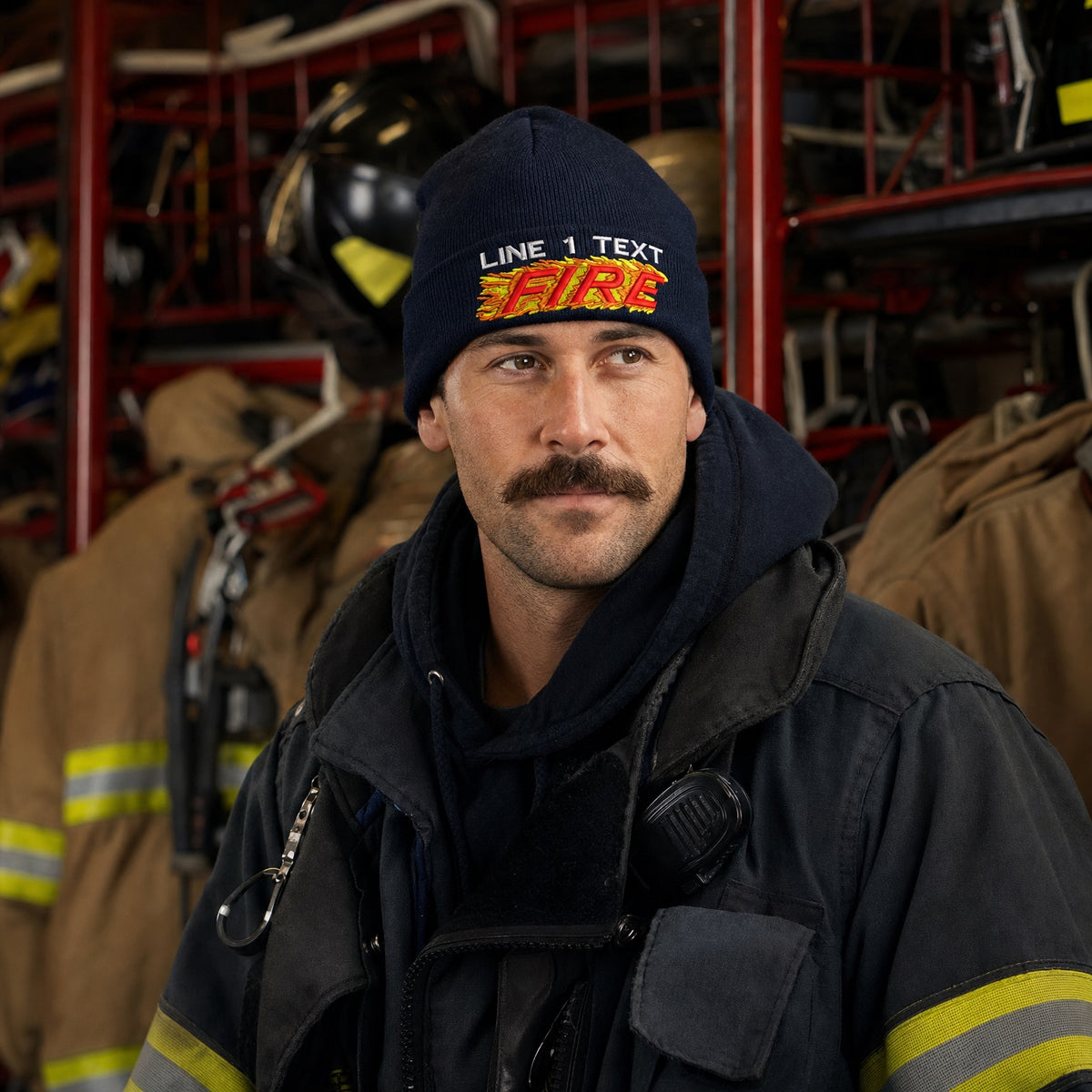 Winter Hat - NY FIRE Style Embroidered Winter Hat male fire department product image
