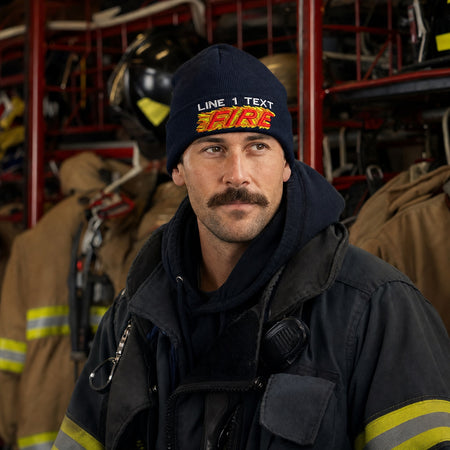 Winter Hat - NY FIRE Style Embroidered Winter Hat male fire department product image