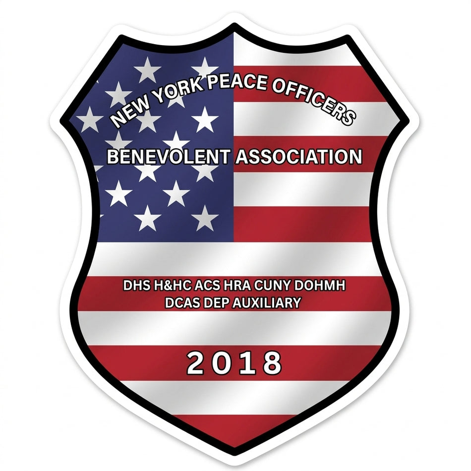 New York Peace Officers Window/Helmet Decal or MAGNET (sqd.1)