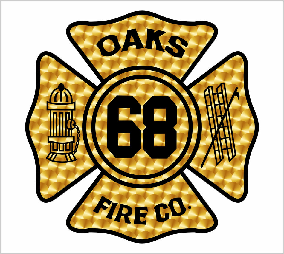 Oaks Fire Company 68 Customer Decal