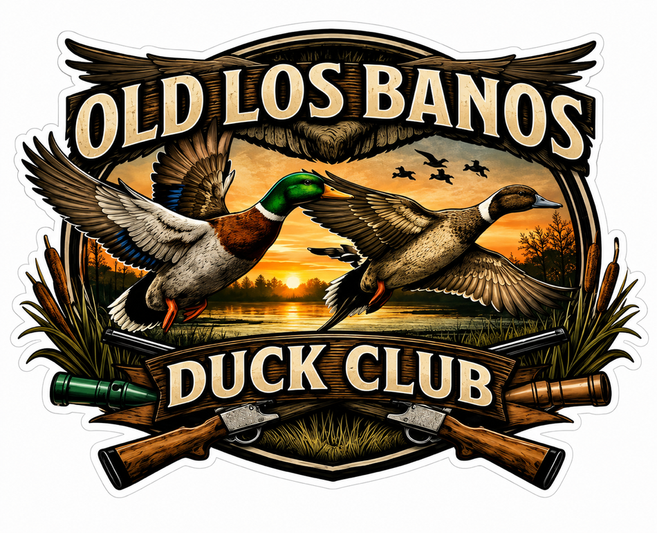 Old Los Banos Duck Club Economy Bulk Decal Packs rct.1