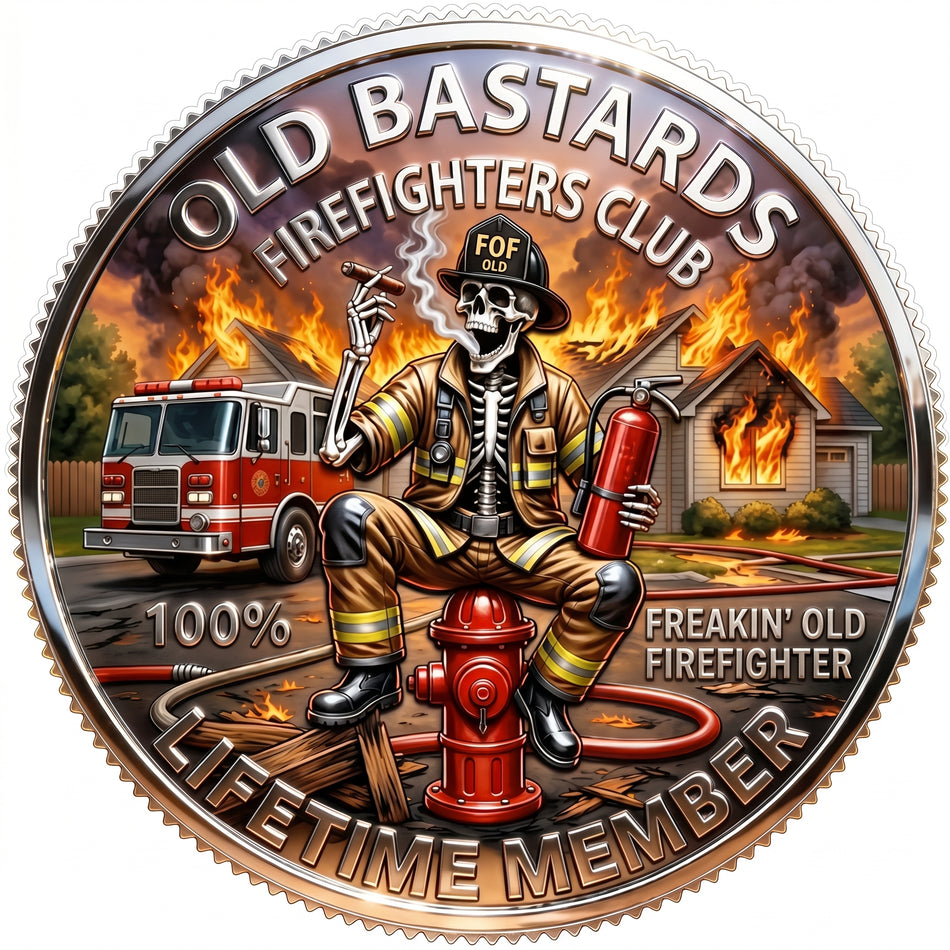 Old Bastards FF Club Skeleton Window or Helmet Decal (sqd.1)