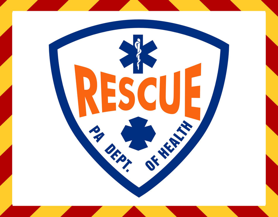 Window Decal - Pennsylvania Rescue Health Decal