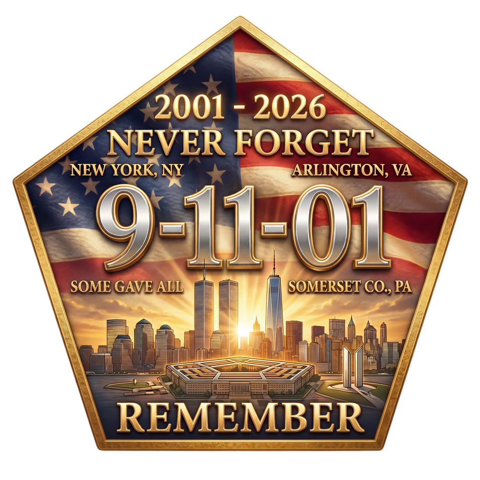 Pentagon New York, Shanksville 2026 Memorial Sticker