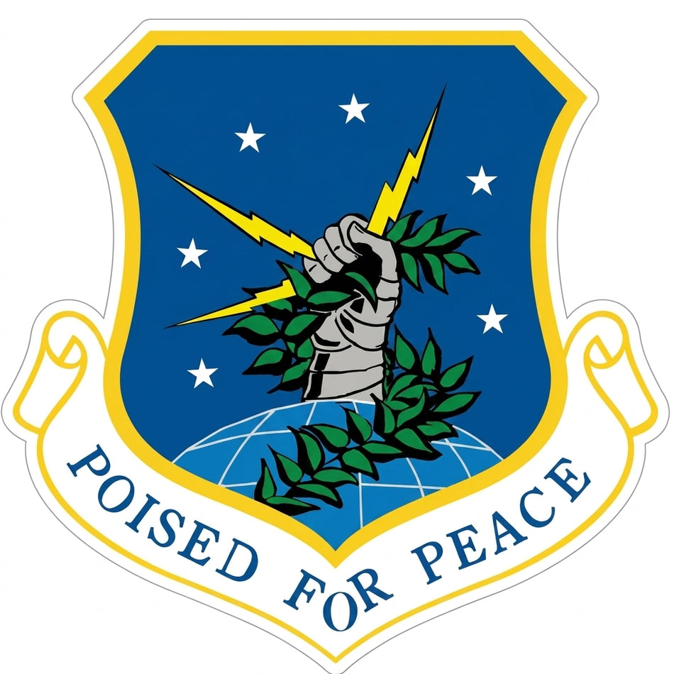 Poised for Peace Customer Decal or Magnet (sqd.1)