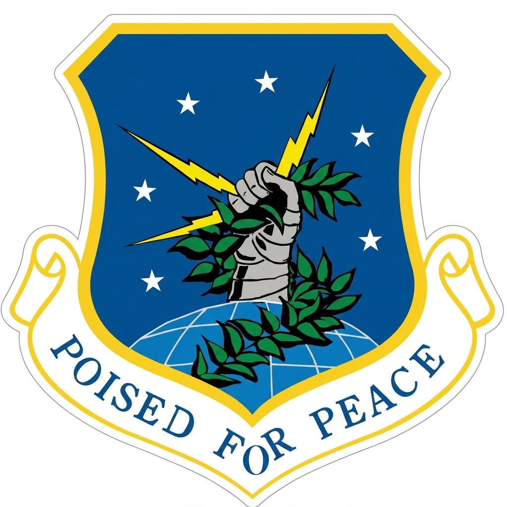 Poised for Peace Customer Decal or Magnet economy non-reflective decal